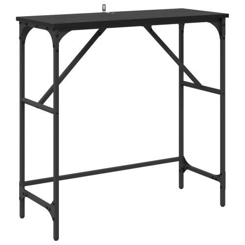 Конзолна маса Черния дъб 75 x 32 x 75 см Инженерна дървесина