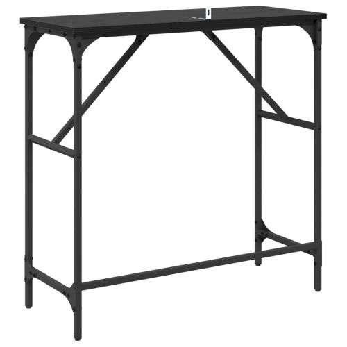 Конзолна маса Черния дъб 75 x 32 x 75 см Инженерна дървесина