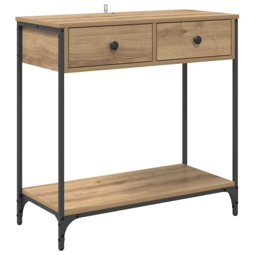 Конзолна маса Дъб 75 x 34,5 x 75 см Инженерна дървесина