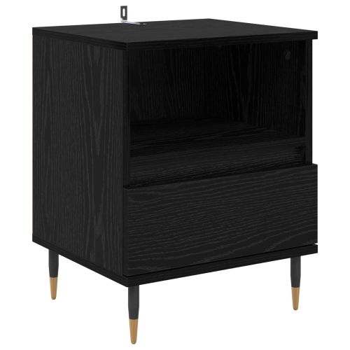 Нощен шкаф Черния дъб 40 x 35 x 50 см Инженерна дървесина