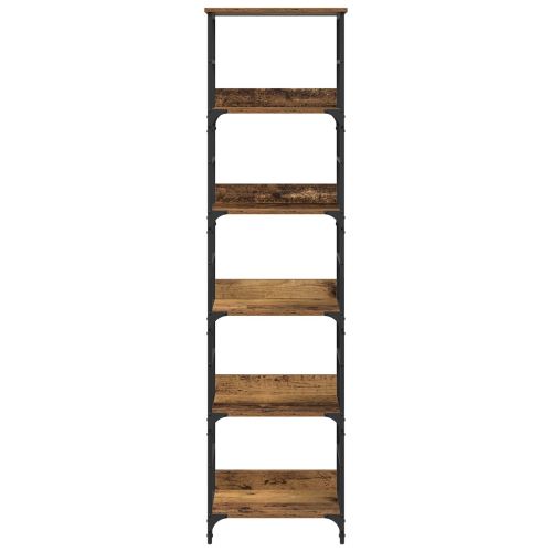 Рафт за книги Старо дърво 50 x 33 x 188,5 см Инженерно дърво