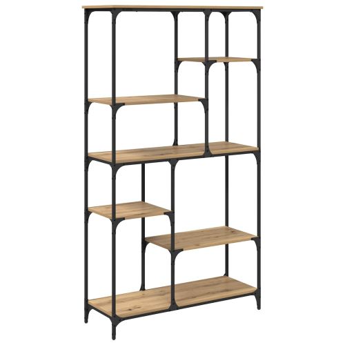 Рафт за книги Дъб 99 x 35,5 x 176 cm Инженерно дърво
