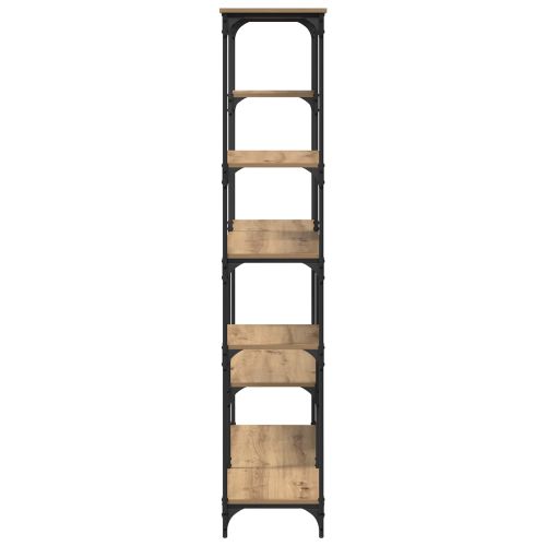 Рафт за книги 5 нива 99 x 35,5 x 176 cm Инженерно дърво Дъб