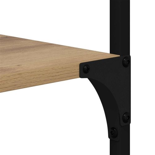 Рафт за книги 5 нива 99 x 35,5 x 176 cm Инженерно дърво Дъб