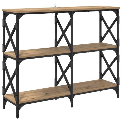 Конзолна маса Дъб 100 x 28 x 80,5 см Инженерна дървесина