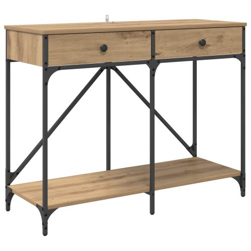 Конзолна маса Дъб 100 x 39 x 78,5 см Инженерна дървесина