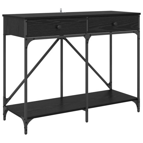 Конзолна маса Черния дъб 100 x 39 x 78,5 см Инженерна дървесина