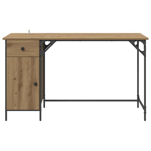 Компютърно бюро Дъб 131 x 48 x 75 см Инженерна дървесина