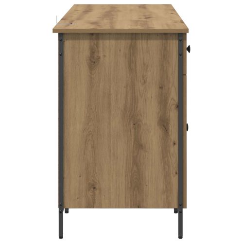 Компютърно бюро Дъб 131 x 48 x 75 см Инженерна дървесина