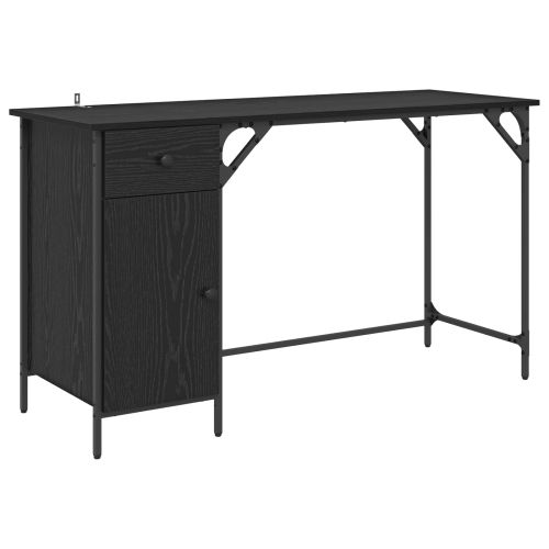 Компютърно бюро Черния дъб 131 x 48 x 75 см Инженерна дървесина