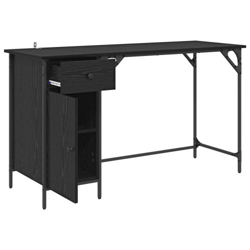 Компютърно бюро Черния дъб 131 x 48 x 75 см Инженерна дървесина