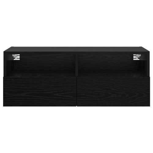 TV стенен шкаф Черния дъб 80 x 30 x 30 см Инженерно дърво
