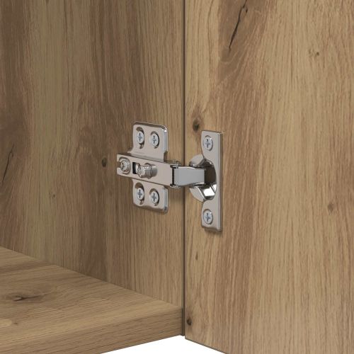 TV стенен шкаф 40,5x30x40см Дъб Инженерна дървесина