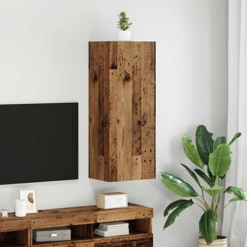 TV стенен шкаф Старо дърво 40,5 x 30 x 102 см Инженерно дърво
