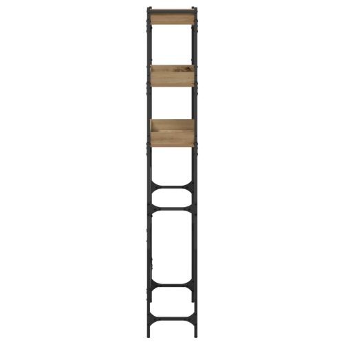 Етажерка за перална машина с рафт Дъб 67 x 25 x 163 см