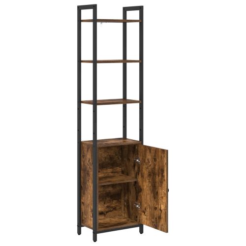 Шкаф за книги Димян дъб 40 x 24 x 161 см Инженерно дърво