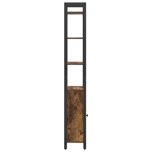 Шкаф за книги Димян дъб 40 x 24 x 161 см Инженерно дърво