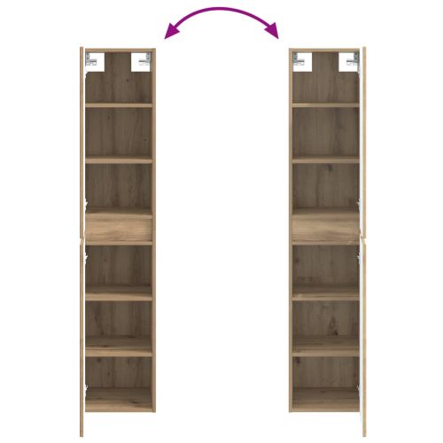 Стенно Баня Кабинет Дъб артизан 33 x 34,5 x 160 см