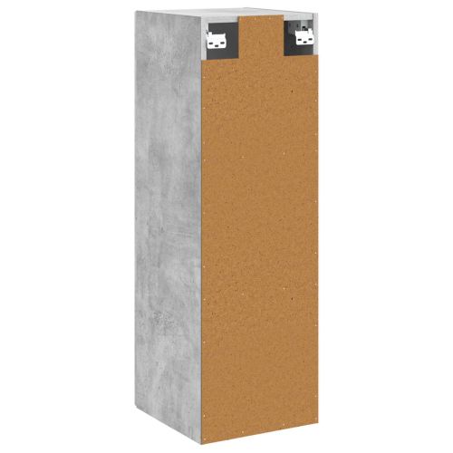 Стенно Баня Кабинет Бетонно сиво 33 x 34,5 x 100 см