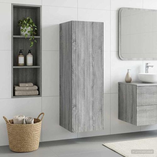Стенно Баня Кабинет Сив Сонома 33 x 34,5 x 100 см