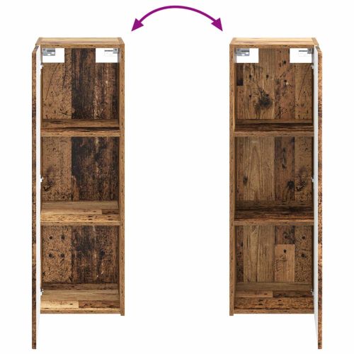 Стенно Баня Кабинет Старо дърво 33 x 34,5 x 100 см
