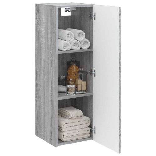 Стенно Баня Кабинет Сив Сонома 33 x 34,5 x 100 см