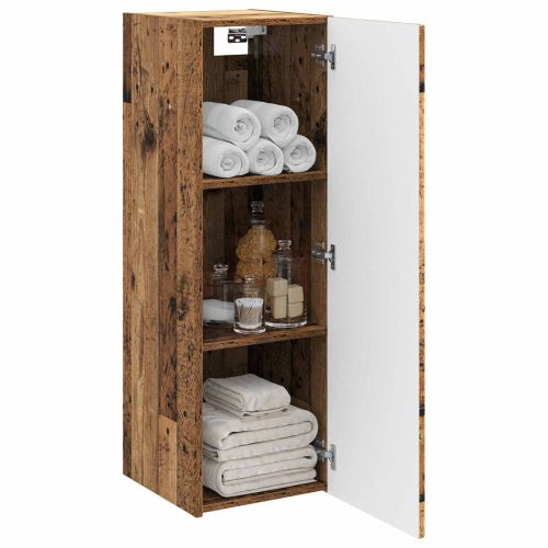 Стенно Баня Кабинет Старо дърво 33 x 34,5 x 100 см