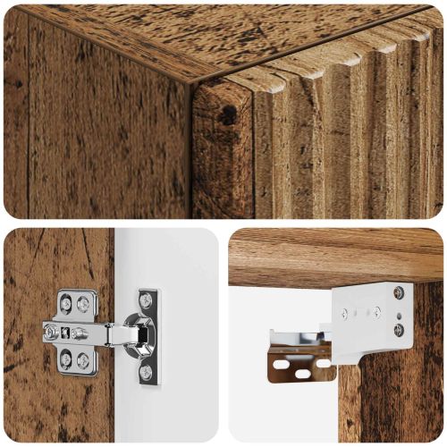 Стенно Баня Кабинет Старо дърво 33 x 34,5 x 100 см