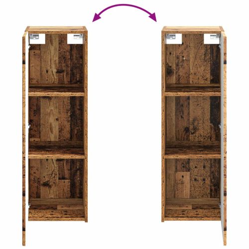 Стенно Баня Кабинет Старо дърво 33 x 34,5 x 100 см