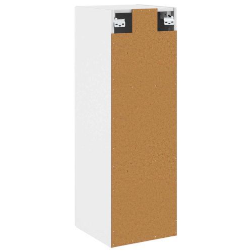 Стенно Баня Кабинет Бяло 33 x 34,5 x 60 см Инженерна дървесина