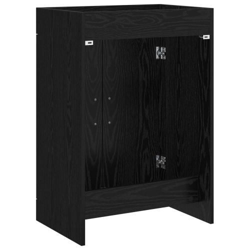 Кабинет под мивка за баня Черен дъб 78,5 x 37,5 x 81 см