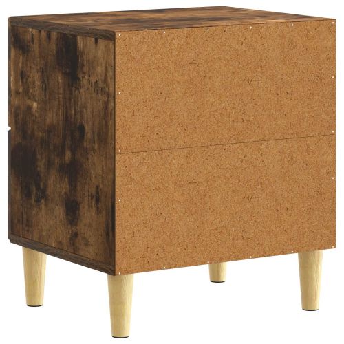 Нощно шкафче 2 бр. Опушен дъб 43 x 34,5 x 48 см