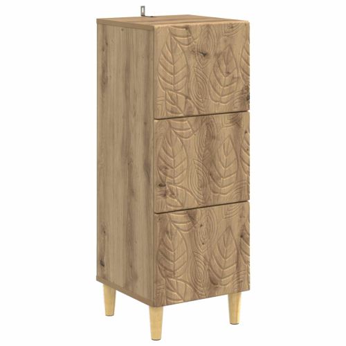 Чекмеджетен шкаф 33 x 34,5 x 90 см Инженерна дървесина