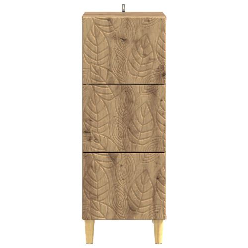 Чекмеджетен шкаф 33 x 34,5 x 90 см Инженерна дървесина