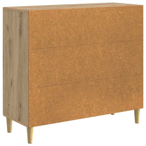 Служебен шкаф Дъб артизан 89 x 34,5 x 80 см Инженерна дървесина
