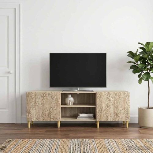 ТВ шкаф 150 x 31 x 50 см Дъб сонома Инженерна дървесина