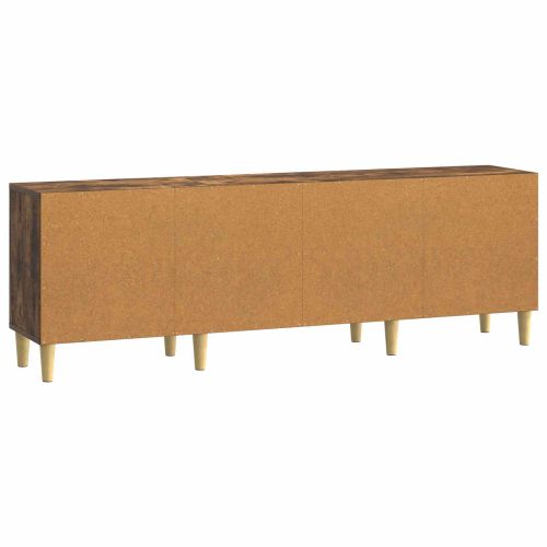 ТВ шкаф 150 x 31 x 50 см Опушен дъб Инженерна дървесина