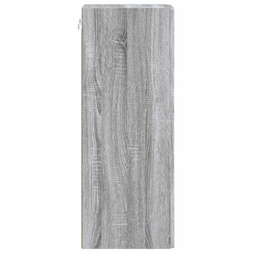 Стенно шкафче Сив Сонома 66 x 34,5 x 90 см Инженерна дървесина
