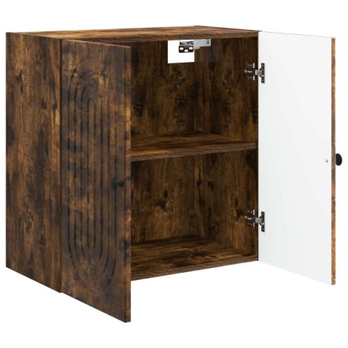 Стенно шкафче 59 x 31 x 60 см Инженерна дървесина Опушен дъб