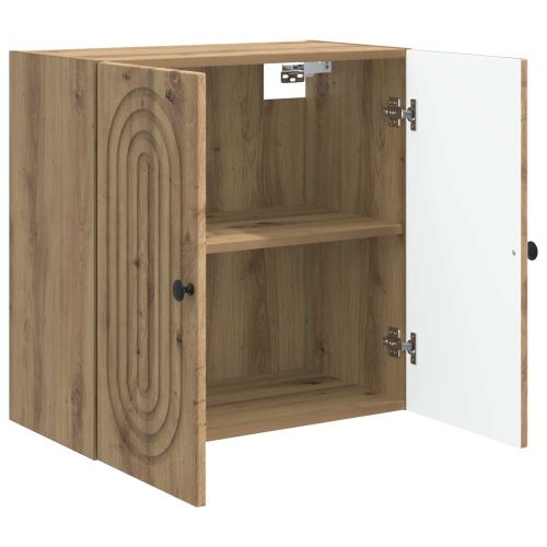 Стенно шкафче 59 x 31 x 60 см Инженерна дървесина Дъб артизан