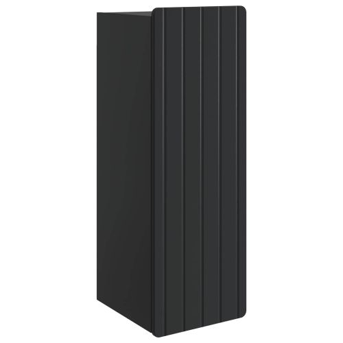 Стенно шкафче Черно 33 x 34,5 x 94 см Инженерна дървесина