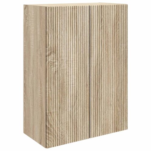 Стенно шкафче 66 x 34,5 x 90 см Инженерна дървесина Дъб сонома
