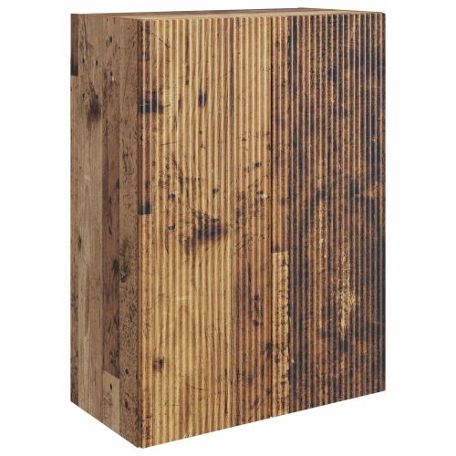 Стенно шкафче 66 x 34,5 x 90 см Инженерна дървесина Старо дърво