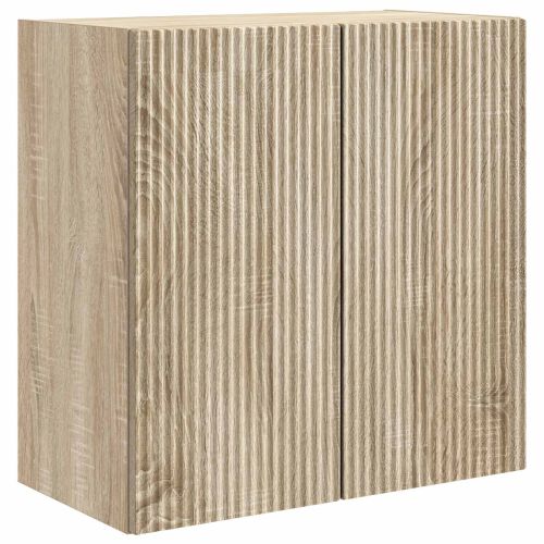 Стенно шкафче 59 x 31 x 60 см Инженерна дървесина Дъб сонома