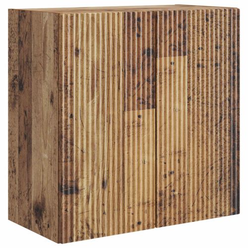 Стенно шкафче 59 x 31 x 60 см Инженерна дървесина Старо дърво