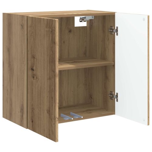 Стенно шкафче 59 x 31 x 60 см Инженерна дървесина Дъб артизан
