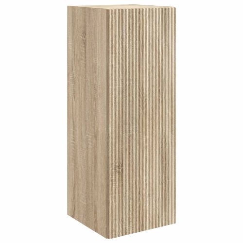 Стенно шкафче 33 x 34,5 x 90 см Инженерна дървесина Дъб сонома