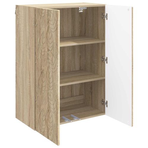 Стенно шкафче 66 x 34,5 x 90 см Инженерна дървесина Дъб сонома