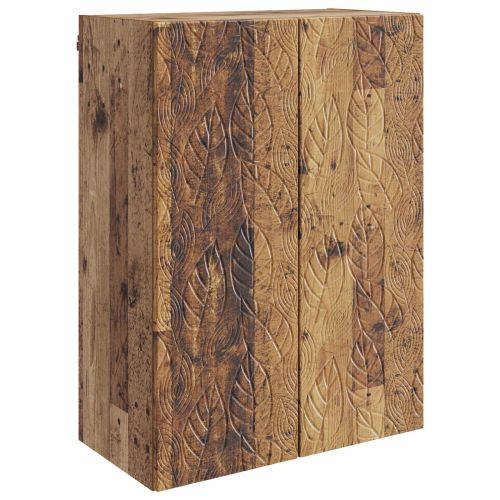 Стенно шкафче 66 x 34,5 x 90 см Инженерна дървесина Старо дърво