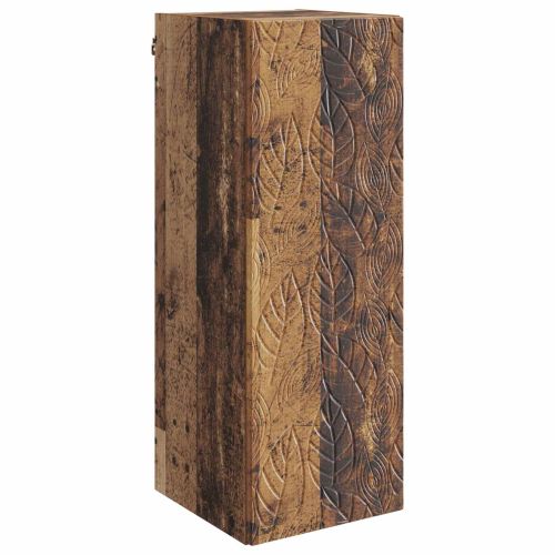 Стенно шкафче 33 x 34,5 x 90 см Инженерна дървесина Старо дърво